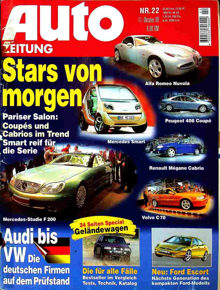 Autozeitung 22/1996