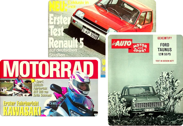 Zeitschriften Collage